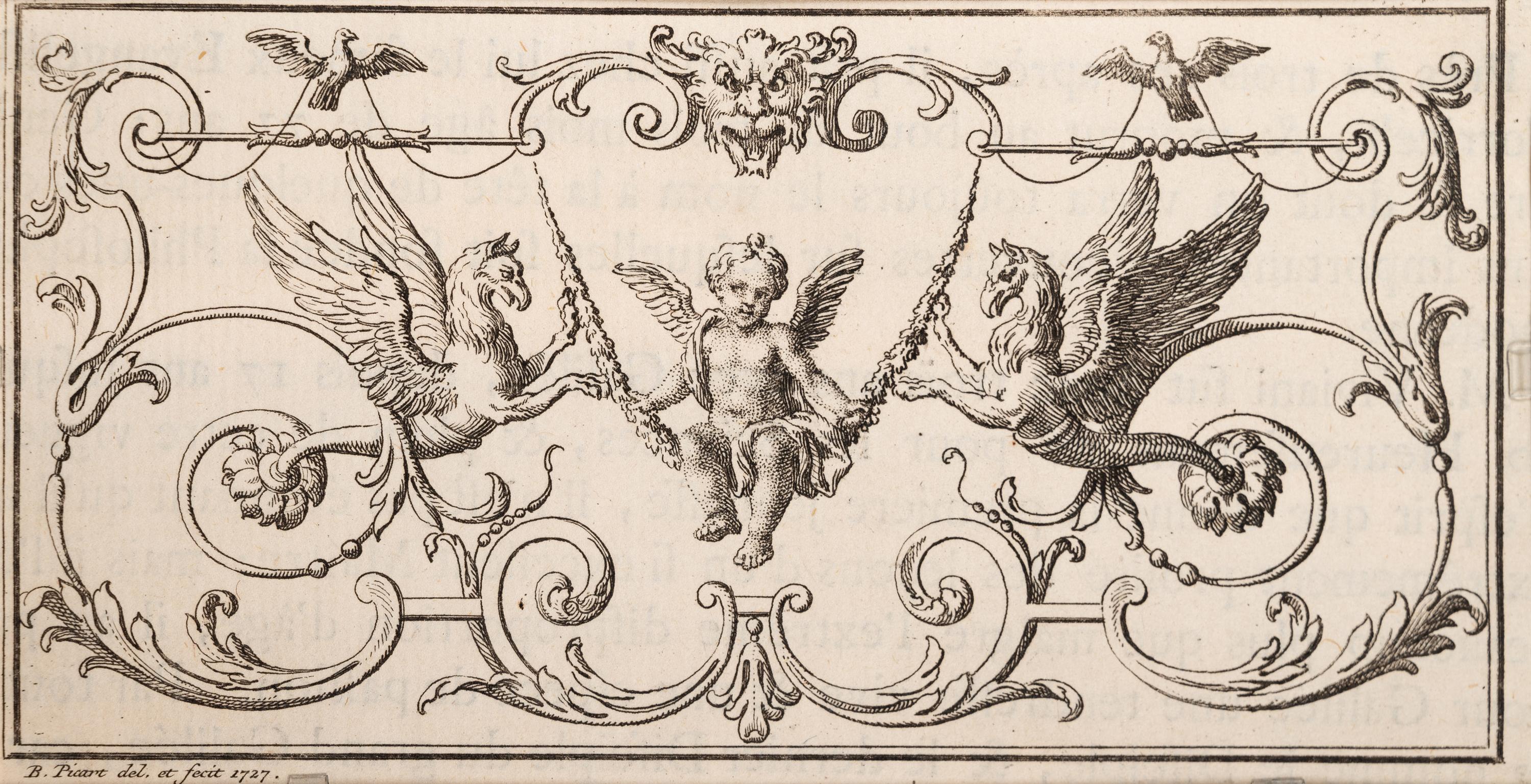 A group of three plates from Oeuvres Diverses de M. de Fontenelle de l'academie