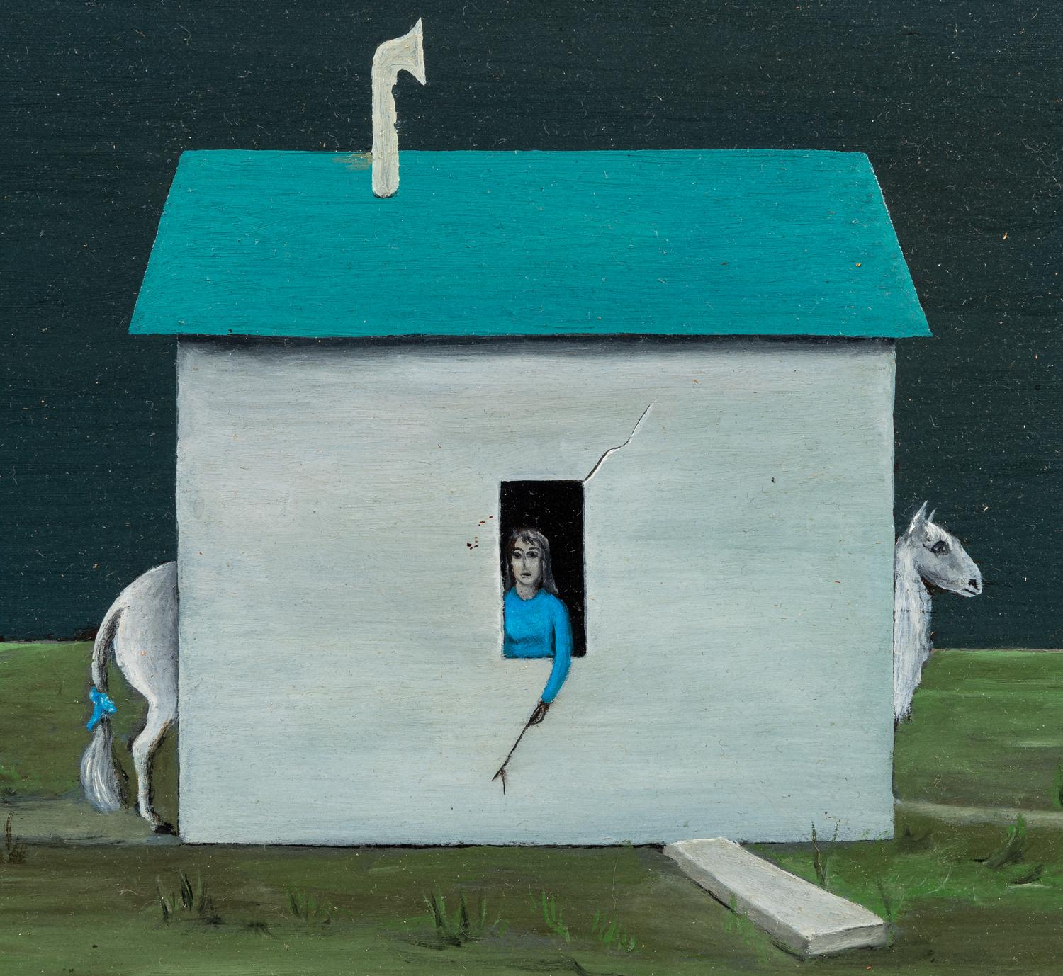 Untitled (Stallion and Shed)