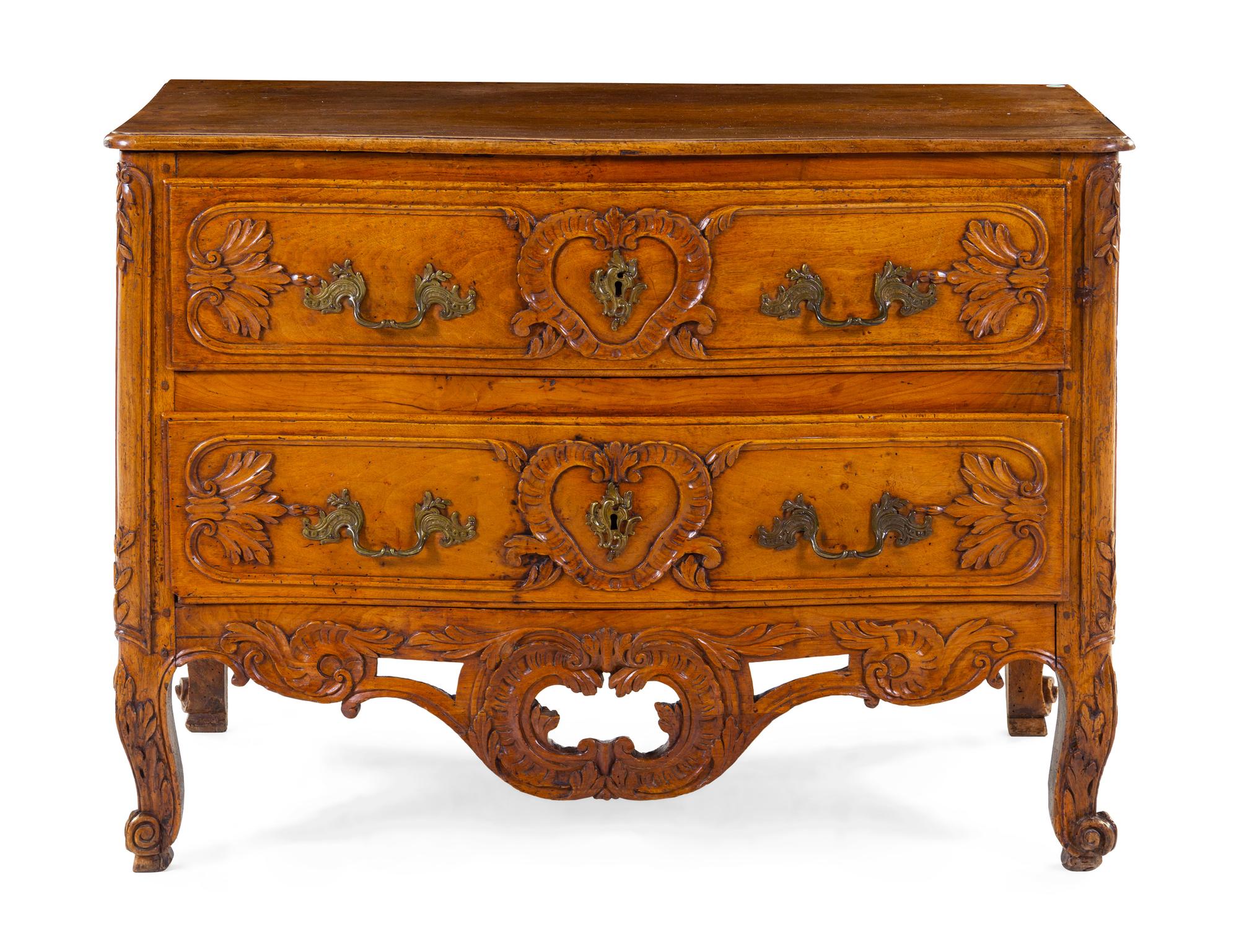 A French Provincial Walnut Commode