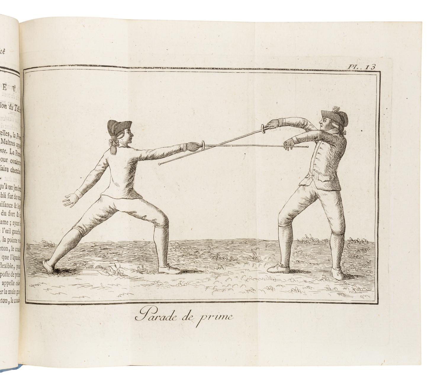 DEMEUSE, Nicolas. Nouveau traite de l'art des armes . Liège: F. J. Desoet, 1778.