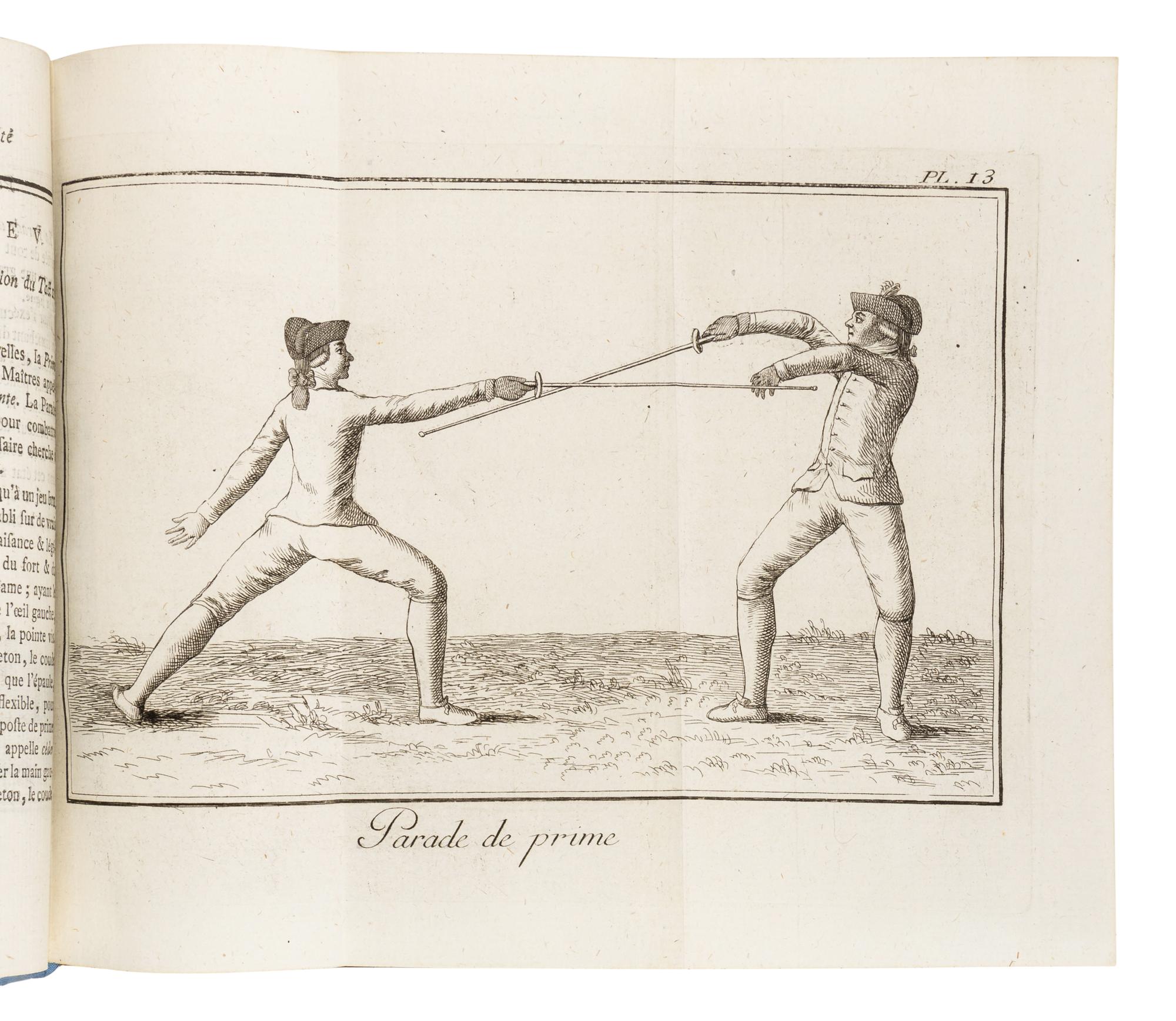 DEMEUSE, Nicolas. Nouveau traite de l'art des armes . Liège: F. J. Desoet, 1778.