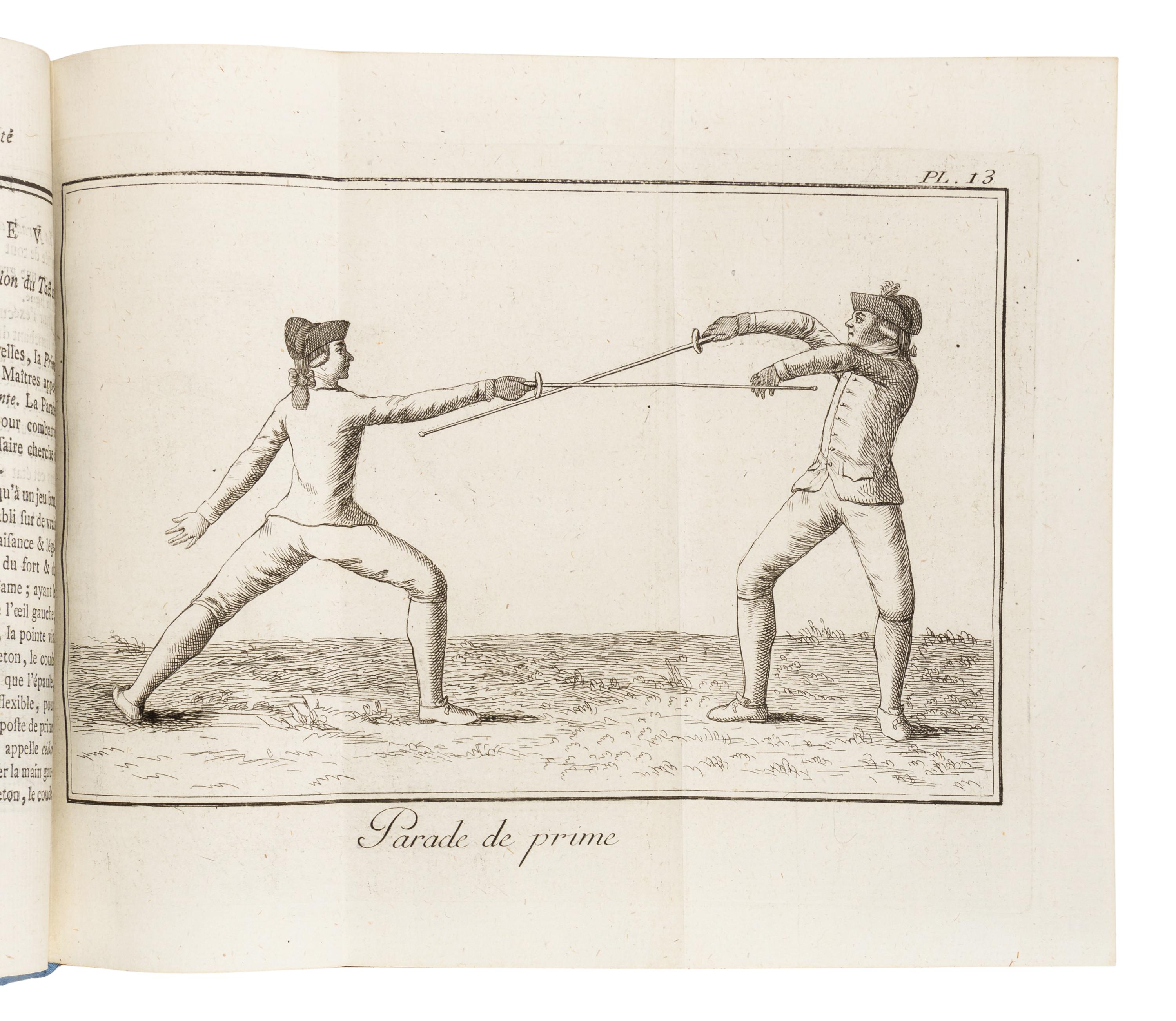 DEMEUSE, Nicolas. Nouveau traite de l'art des armes . Liège: F. J. Desoet, 1778.