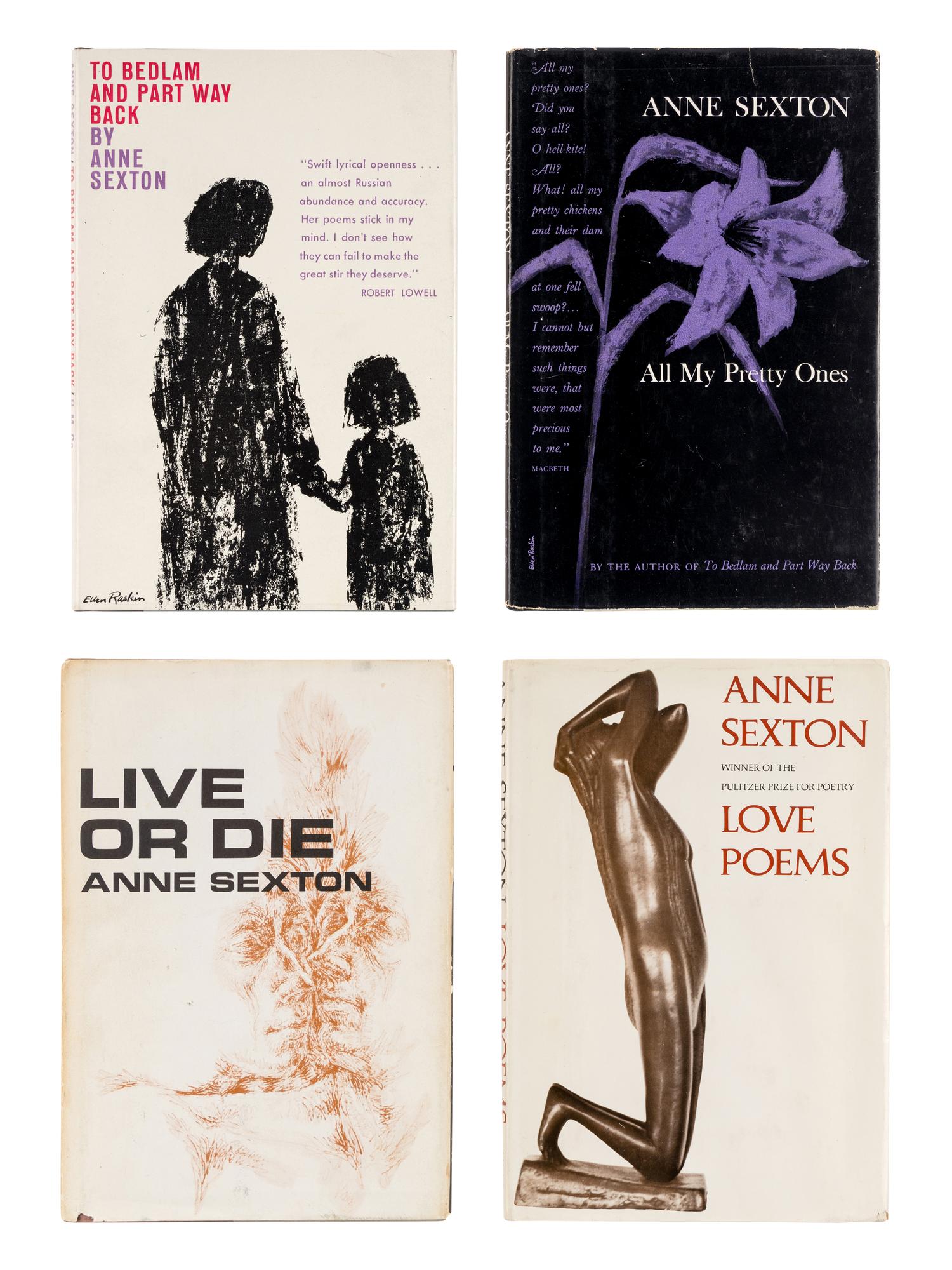 SEXTON, Anne (1928–1974). A group of 10 works of poetry, MANY SIGNED, comprising: