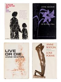 SEXTON, Anne (1928–1974). A group of 10 works of poetry, MANY SIGNED, comprising: