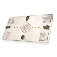 Sterling Silver and Turquoise Tray