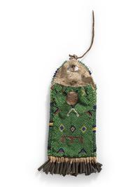 Southern Plains Beaded Hide Strike-a-Light Bag
