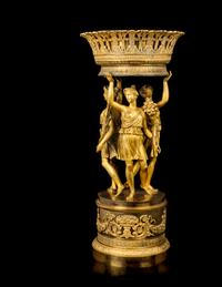 An Empire Gilt Bronze Centerpiece — MANNER OF PIERRE-PHILIPPE THOMIRE, 19TH CENTURY
