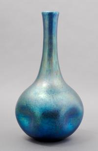 A Loetz Glass Vase, Height 9 1/4 inches.