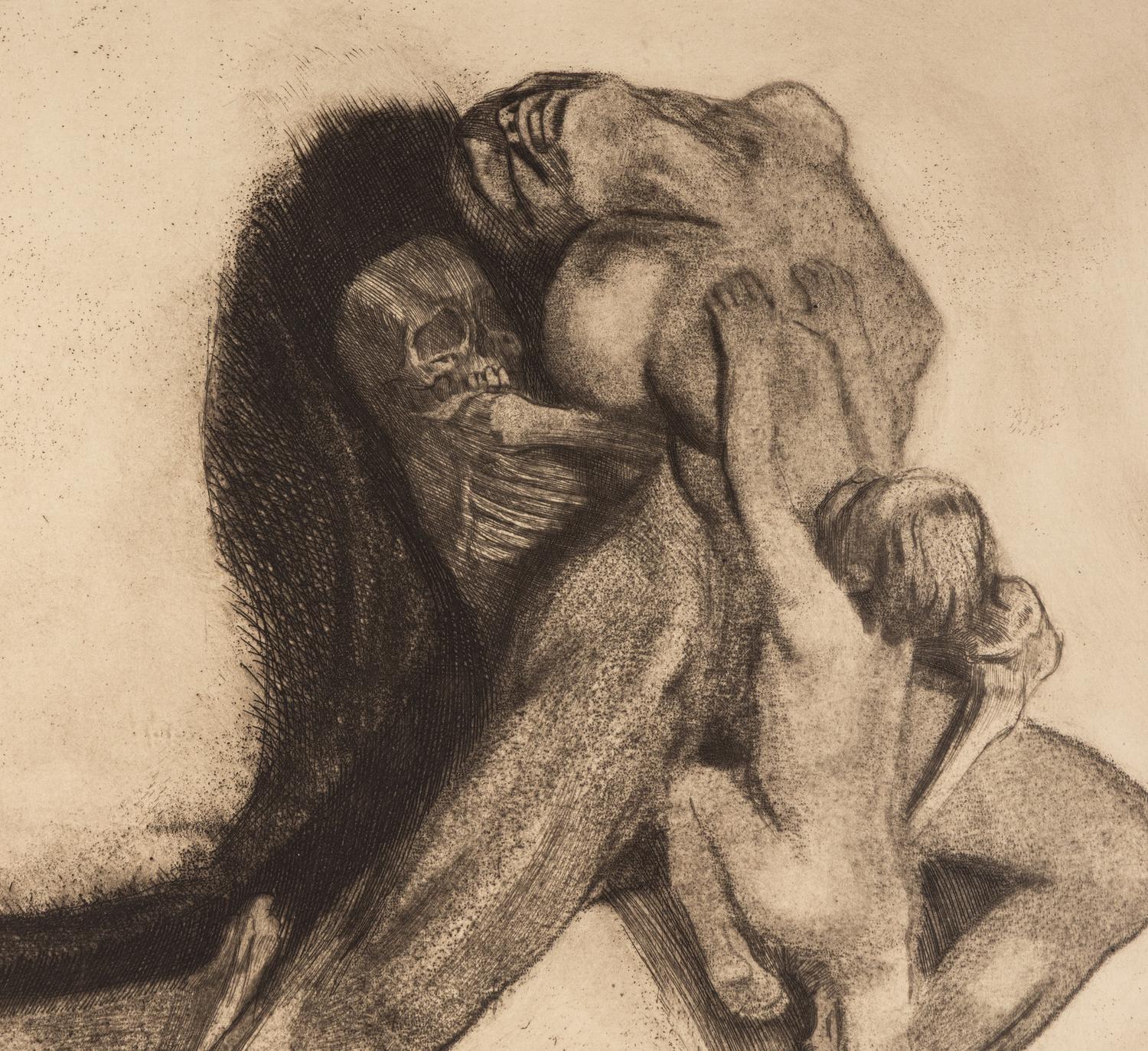 Tod und Frau (Death and The Woman) , 1910