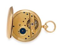 Ron De Corte, 18K Yellow Gold Hunter Case Pocket Watch
