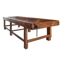 A Woodworker's Table 151" W x 43" D x 34" H — Italy, Circa 1900