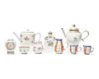 An Assorted Group of Chinese Export Porcelain Tableware