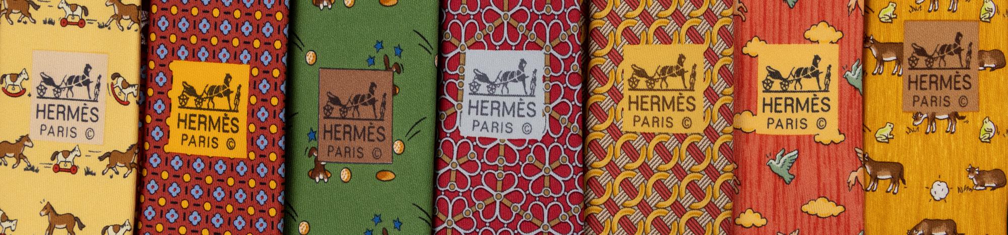 Hermès, Seven Silk Neckties