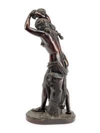A Continental Bronze Figural Group