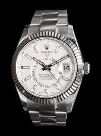ROLEX, REF. 326934 STAINLESS STEEL AND 18K WHITE GOLD 'SKY-DWELLER' WATCH