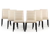 Six Poltrona Frau Dining Chairs