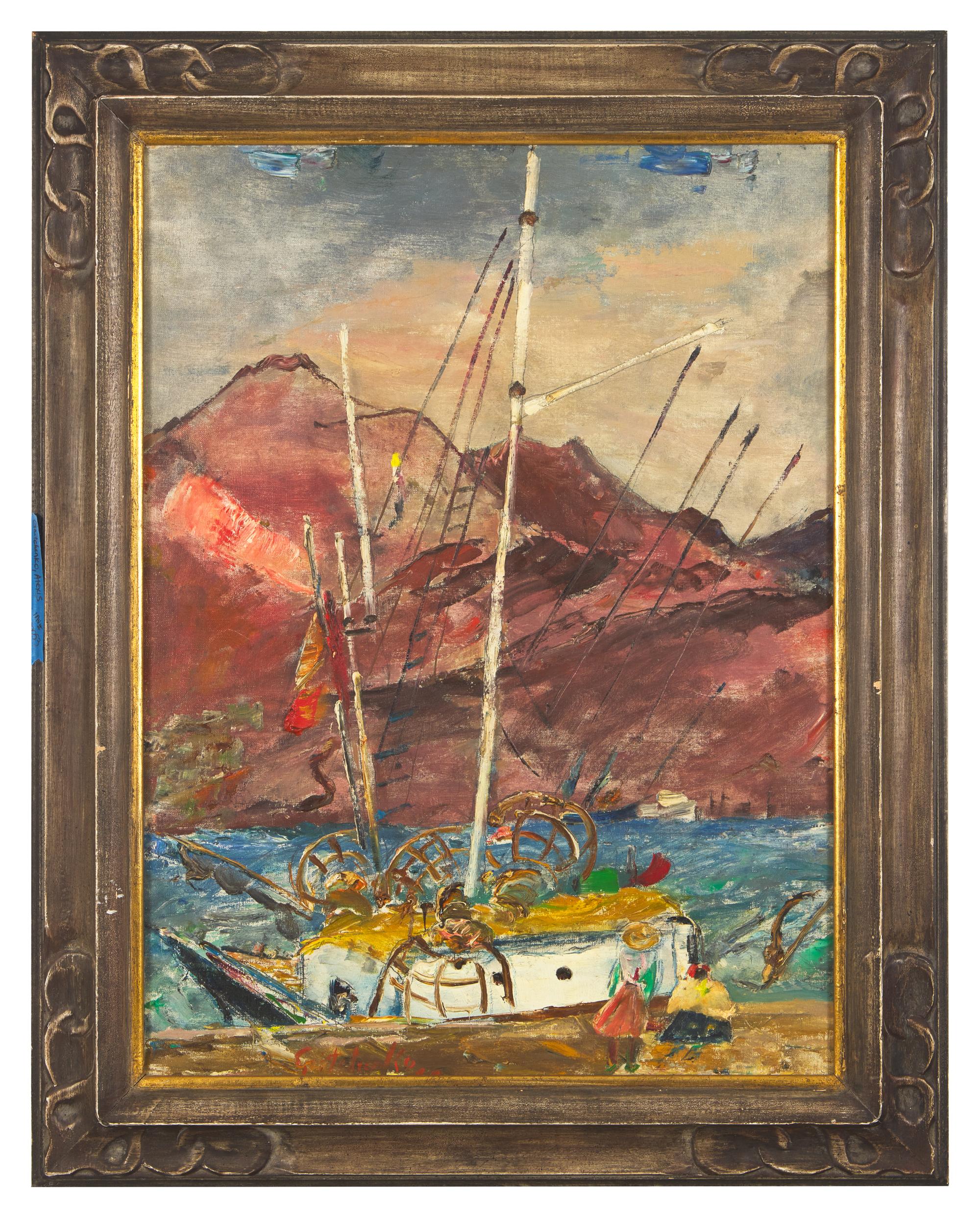Matin dans le Port, Canaries , 1960