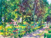Gaston Sebire, (French, 1920–2001), Dans Mon Jardin