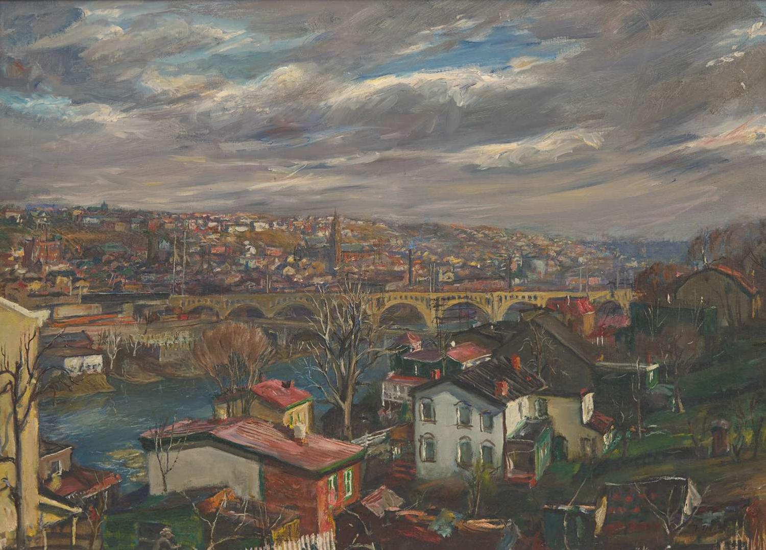 Francis Speight (American, 1896-1989) - Manayunk Bridge