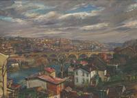 Francis Speight (American, 1896-1989) - Manayunk Bridge