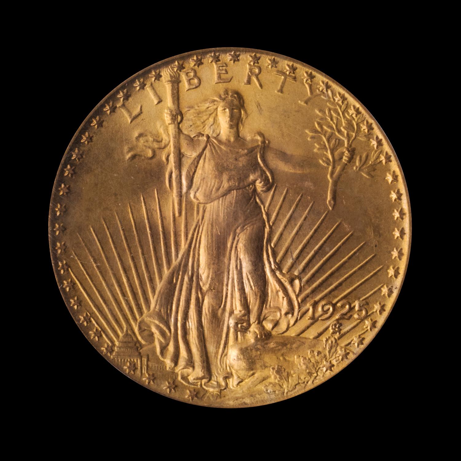 A United States 1925 St. Gaudens $20 Gold Coin