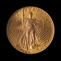 A United States 1925 St. Gaudens $20 Gold Coin