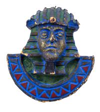 A Lyric Opera Egyptian Revival Paper Mache Mask Height 21 inches. — CIRCA 1920'S