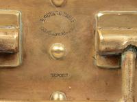 GOYARD, ANTIQUE GOYARDINE STEAMER TRUNK