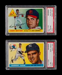 A Near Set of 1955 Topps Baseball Cards (198/206)
