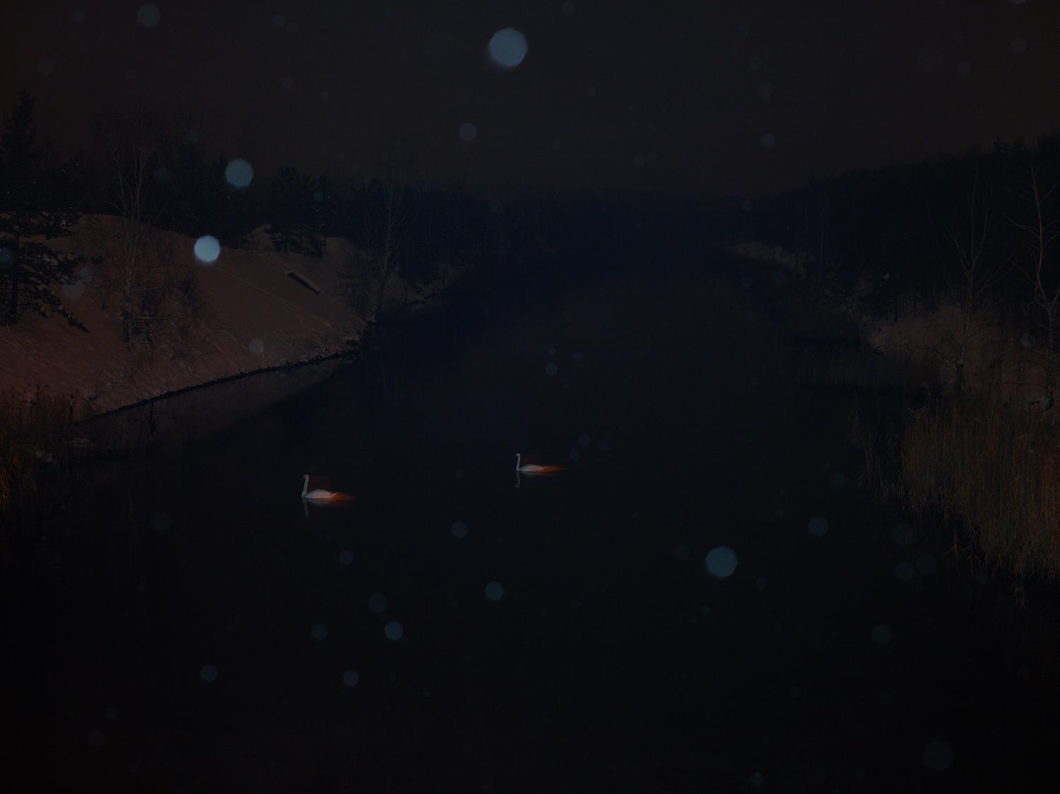 River Fused with Sagittarius Moon , 2023