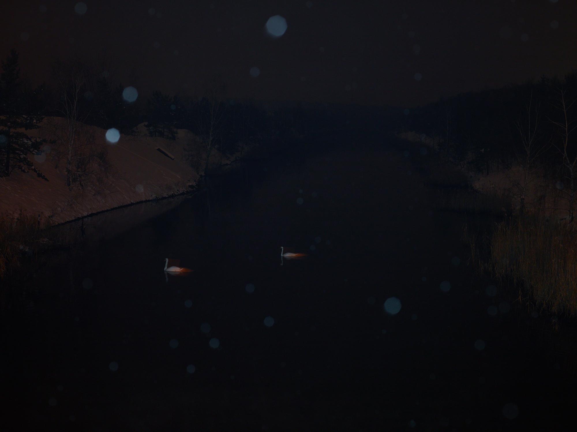River Fused with Sagittarius Moon , 2023