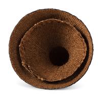 Painted Basketry Hat