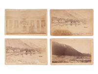 [NATIVE AMERICANS]. A group of 16 photographs of Alaska, incl. landscapes and landmarks, many by F. Jay HAYNES and Edward de GROFFS.