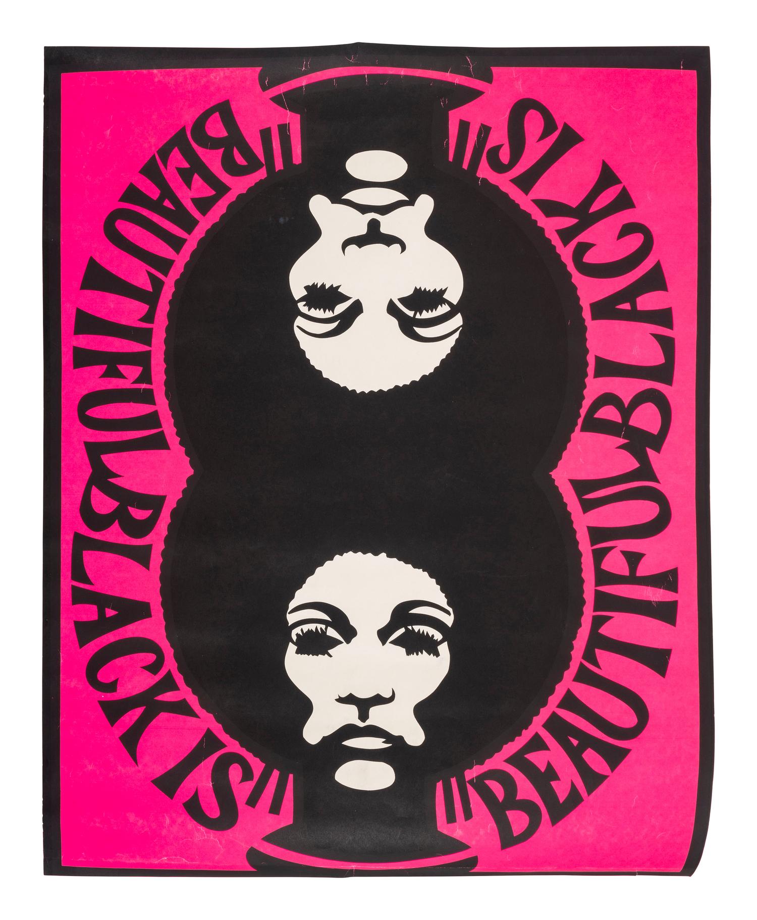 [BLACK POWER]. Black is Beautiful . N.p., n.d., ca 1970s.