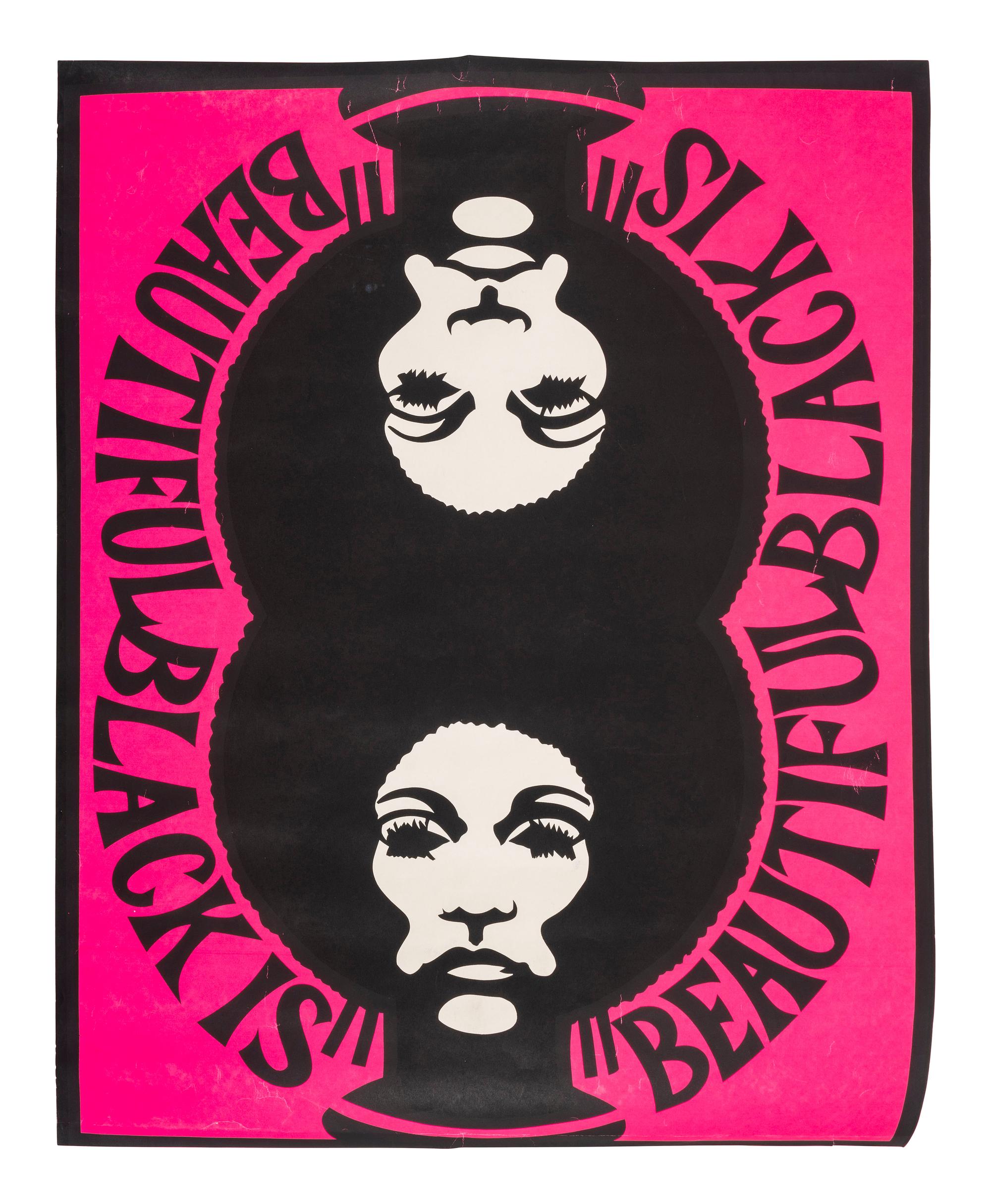 [BLACK POWER]. Black is Beautiful . N.p., n.d., ca 1970s.