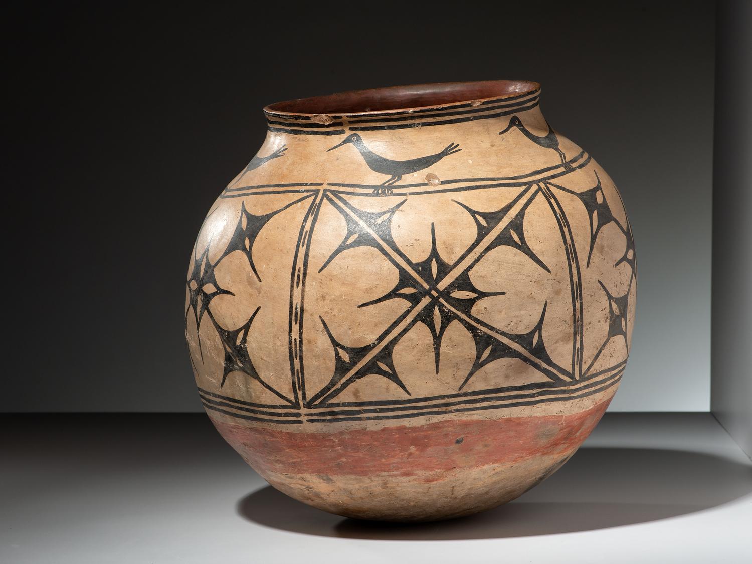 Cochiti Pictorial Storage Olla