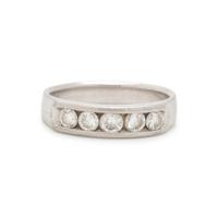 PLATINUM AND DIAMOND RING