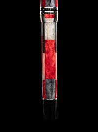 Parker: Duofold- Mosaic Red Fountain Pen