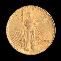 A United States 1910 St. Gaudens $20 Gold Coin