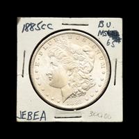 An 1885-CC Morgan $1 Coin