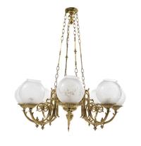 A Victorian Brass Chandelier Diameter 34 1/2 inches. — LATE 19TH CENTURY