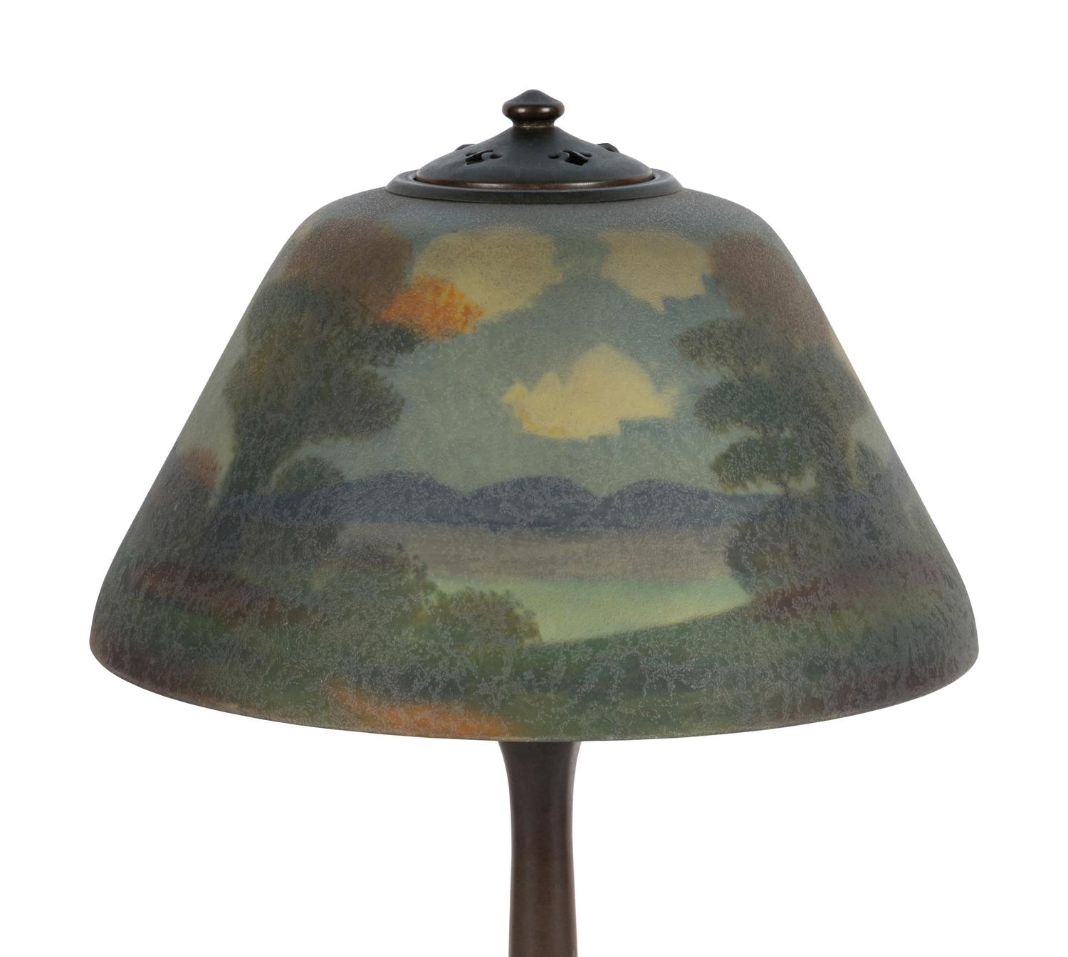Reverse Painted Lamp