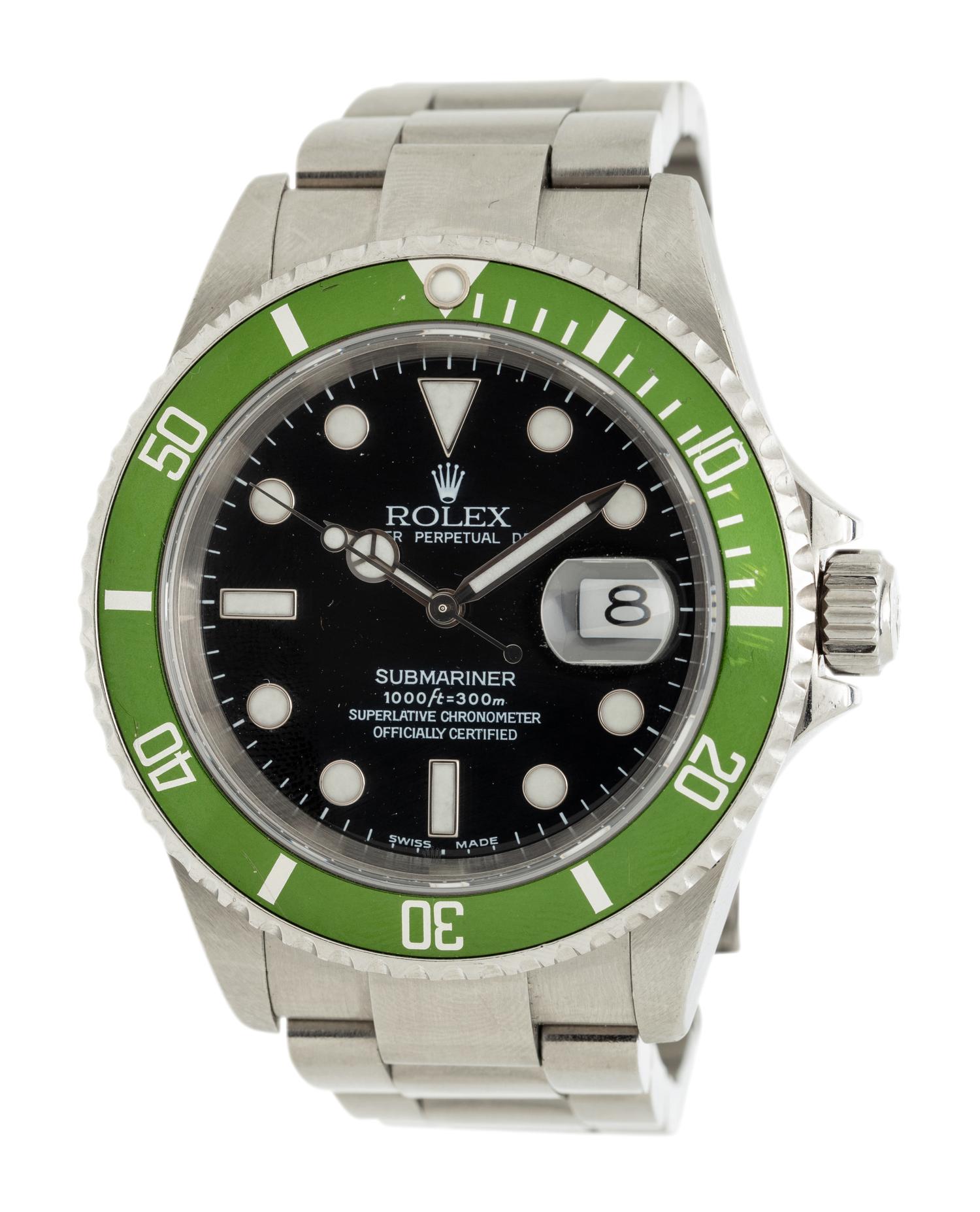 ROLEX, REF. 16610 STAINLESS STEEL 'SUBMARINER' WATCH