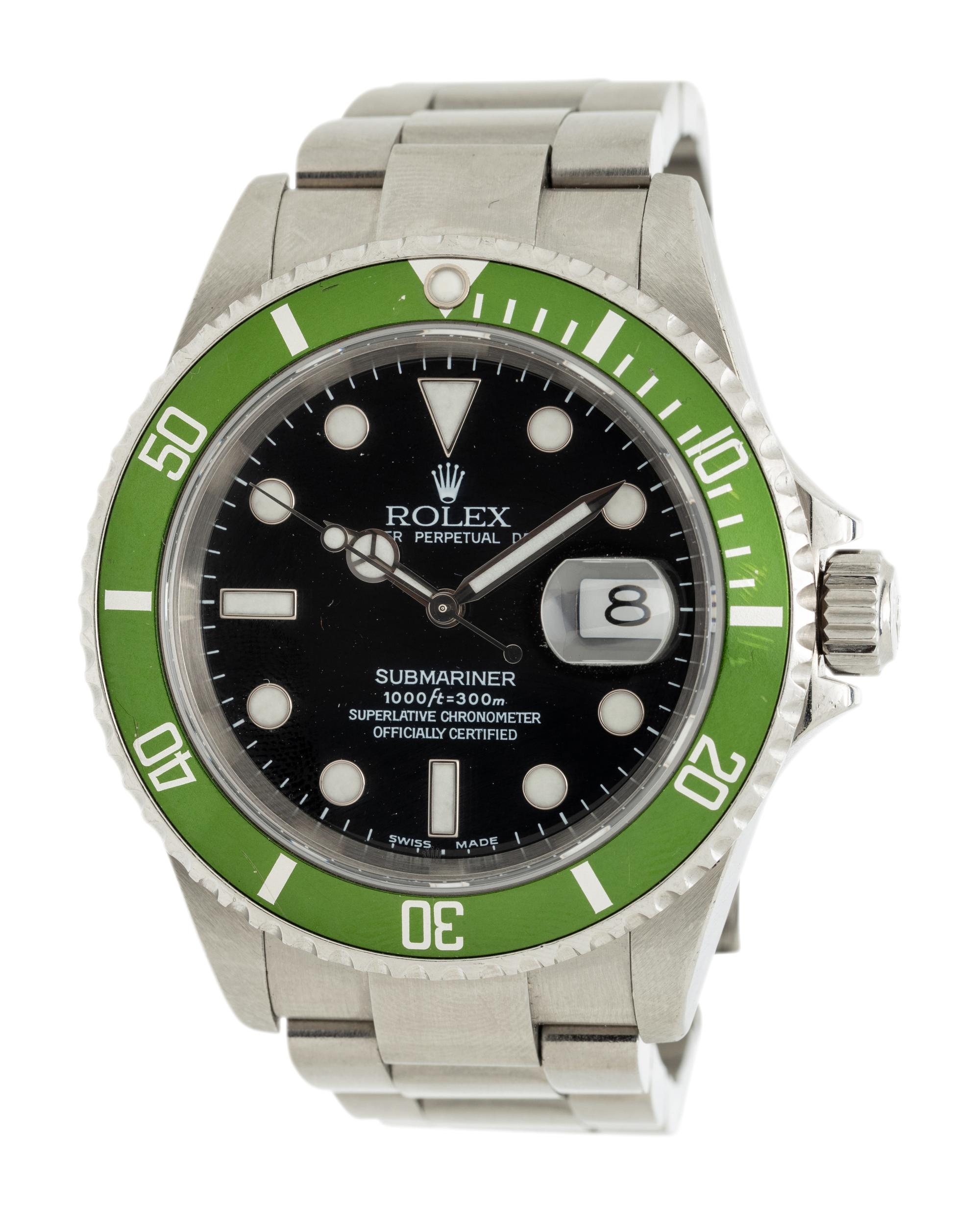 ROLEX, REF. 16610 STAINLESS STEEL 'SUBMARINER' WATCH