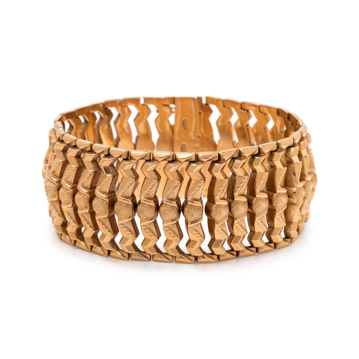 YELLOW GOLD BRACELET