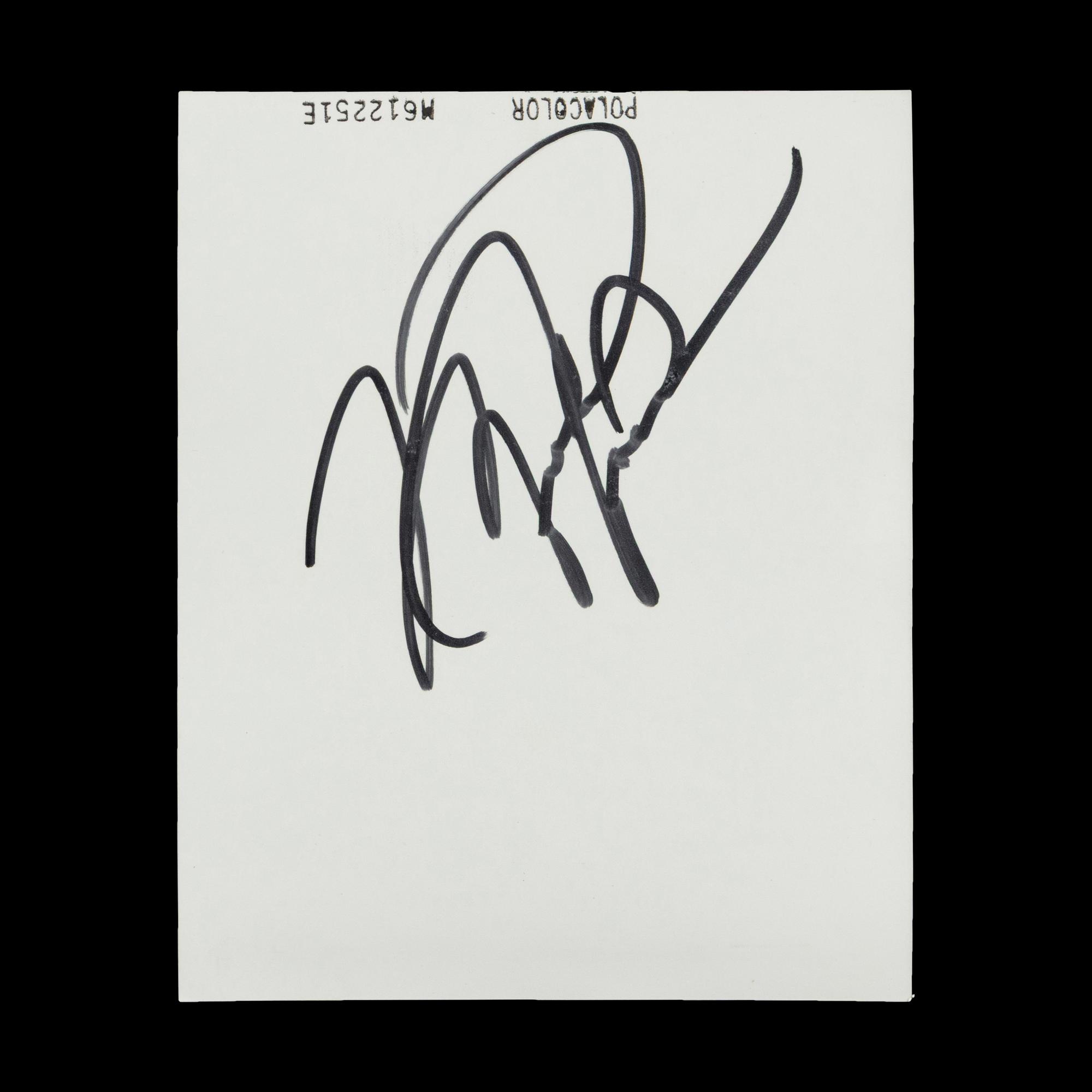 A Michael Jordan Signed Autograph Original Jean Moss Polaroid Proof for McDonalds Acclaimed 1987 Muscular Dystrophy Advertisement (Beckett Authentication Services, Moss Family Letter)