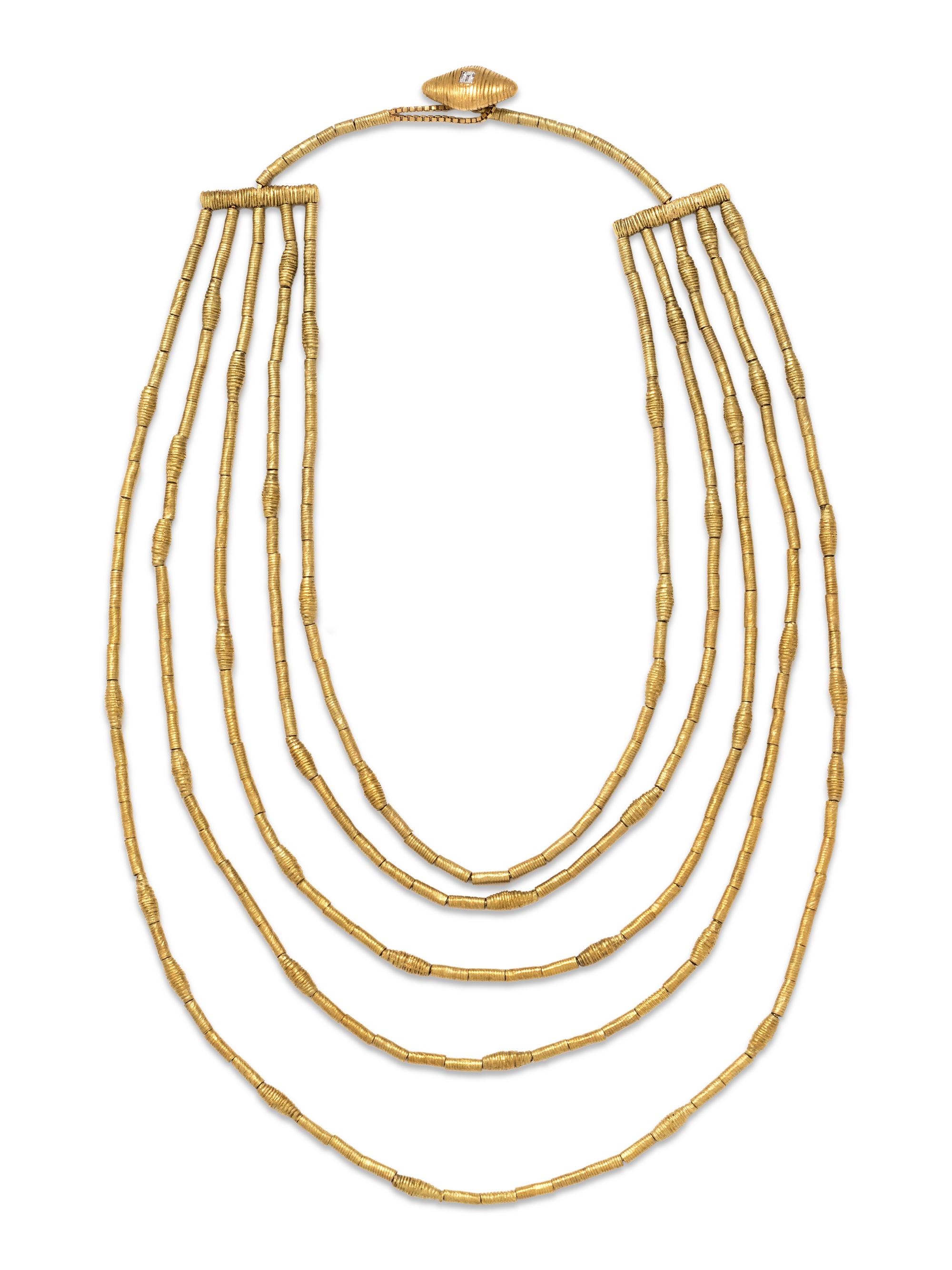 YELLOW GOLD NECKLACE