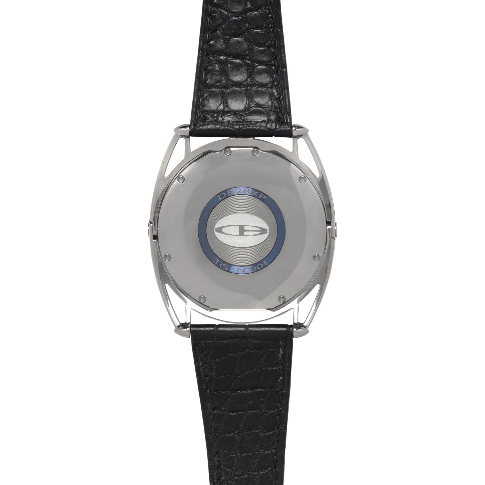 A RARE AND CUTTING-EDGE DE BETHUNE, REF. DB28XP TITANIUM WATCH