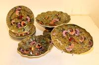 A Spode Dessert Service Height of tallest 5 1/4 inches.