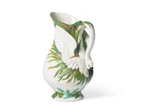 A Wedgwood Majolica Swan Pitcher